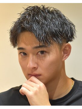 MEN’S HAIR/波巻きツイストスパイラル/フェザーパーマ/都島/J