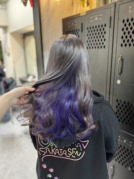 ヴァイス 渋谷店(VAICE) インナーカラー/パープル/青紫