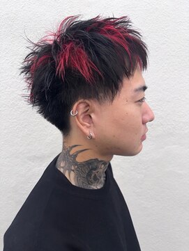 スパイキーショート/ビビットレッド「宇都宮/ブリーチ」