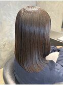 セミロング。