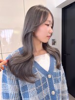 エレン 向ヶ丘遊園 登戸(ELEN)&nbsp;くびれ韓国ワンホンレイヤー顔周りグレーブリーチ向ヶ丘遊園登戸