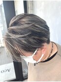 上品ハイライト/白髪ぼかしハイライト/ベージュ/白髪隠し