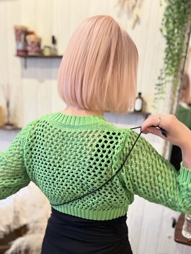 emmu by MERCI ピーチファズカラー