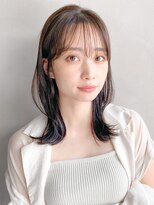 リヤン 表参道(lyann)&nbsp;斜めバングモテ髪結べるボブサイドバング美髪デジタルパーマ