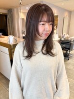 ヘアーエスクールフェイス(hair S. COEUR face)&nbsp;顔周りレイヤー/枚方美容室/大阪美容室