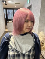 ルル(Lulu) ボブレイヤーライトピンクカラー