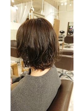 ウィービーパセリ atre川越店(WE BE PARSLEY) ふんわりパーマショートスタイル♪【担当 木村沙織】