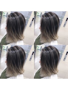 ジゼル(gisele) バックコームバレイヤージュ