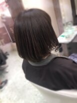 ヘアーサロン ティアレ(hair salon Tiare) 3Wカラーをしている前下がりボブ