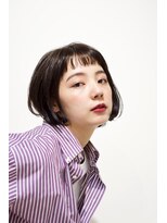 レンジシ オモテサンドウ(RENJISHI omotesando)&nbsp;ミニボブ・暗めカラー（表参道・青山）