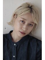 リガナッツ 十条店(Riganuts)&nbsp;[riganuts 十条店]ホワイティカラー×外はねボブ