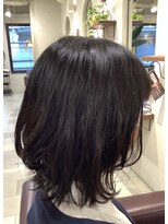 ヘアメイク カン プラスエフ(HAIR MAKE KANN+f)&nbsp;ボブ　ゆるふわパーマ