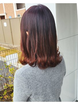 トリート 市川店(TREAT) シアーピンク×ミディアム*_市川