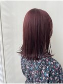 【Zina】艶カラー/鎖骨ミディアム/ボブウルフ/20代30代40代