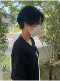 guest snap ネイビーカラー/クールショート