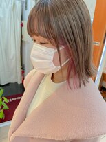 テトラ バイ ネオリーブ 横浜西口店(tetra by neolive)&nbsp;ベビーピンク×明るめグレージュ