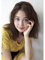 グランアージュ 錦糸町(grandage)&nbsp;大人可愛い小顔シースルーバング/エアリーミディ20代30代40代f