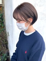 マッシュ アドベ 八戸ノ里(MASHU ADOBE) ナチュラルベージュ×ショートボブ