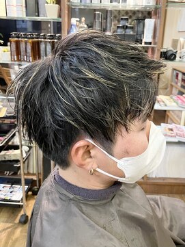 クオリア(Quaria) メンズアップバングショート