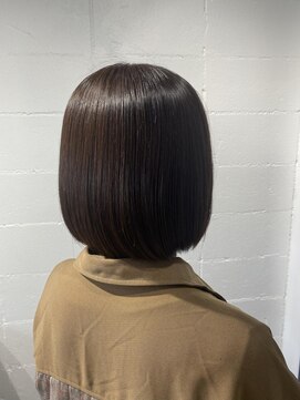 シェル 吉祥寺(shell) グレージュカラー/ボブウルフ/黒髪/ココアベージュ