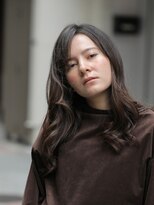 エンディアリング 東銀座(Endearing)&nbsp;外国人風ニュアンスパーマロングブラウン20代30代40代小顔カット