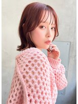 エース (ACE)&nbsp;【ACE横浜】　ピンクカラー×ニュアンスボブ