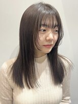 ウクラ バイ レシッド 池袋(uchla by rcid)&nbsp;20代30代顔周りレイヤーロングレイヤーシアーカラー姫カット前髪