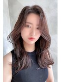 韓国風セミロング