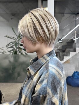 レコ 渋谷(LECO) ホワイトブロンドショート