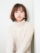 グリッター 仙台中央店(GRITTERs)&nbsp;大人可愛いシンプル抜け感ボブ 丸みボブ 大人ボブ