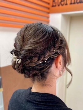 エターナルバイマティーナ(Eternal by MATINA) 【およばれアレンジ！編み込みシニヨン】20代30代40代50代