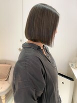 バブ バイネオリーブ(Bab by neolive)&nbsp;ワンレンボブ/白髪ぼかし/ハイライト/小顔ボブ/切りっぱなしボブ