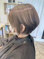 フィーリー ヘア デザイン 太田店(feAry) ショートヘアだって赤味を抑えたカラーで洗練された大人女性に