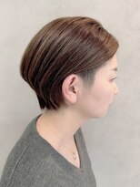 メグロ 相模大野(MEGURO) ツーブロック/白髪ぼかし/ミニウルフ/チェリーブラウン102