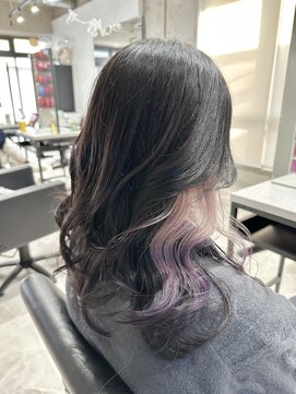 ネオ(neo.) イヤリングカラー/グラデーション/ピンクパープル