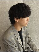 メンズシャドウパーマ質感重視ニュアンスパーマ束感パーマ