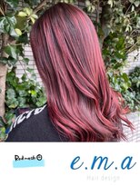 エマヘアデザイン(e.m.a Hair design)&nbsp;レッドカラー