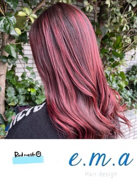 エマヘアデザイン(e.m.a Hair design) レッドカラー