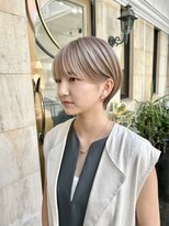 ストック(stock)&nbsp;ミルクティーベージュ小顔丸みショート