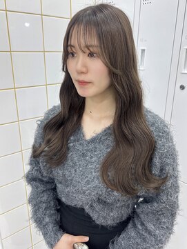 ガーランド(Girland) 【girland】くすみベージュ 韓国風/レイヤーカット