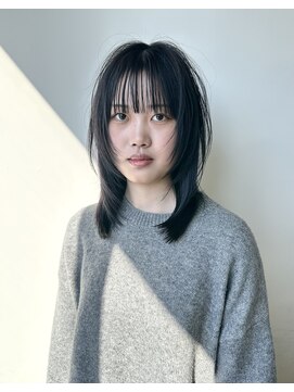 フィル(fil) ハッシュカット／ダークネイビー