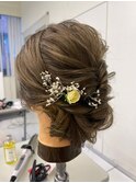 結婚式&ウエディングパーティー用韓国ヘアアレンジ　日吉