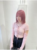 くすみピンク 寒色系ピンク