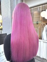 ジェムヘアスタジオ 湘南平塚南口店(Gem Hair Studio)&nbsp;韓国風キャンディピンクロング【Gem 神原】