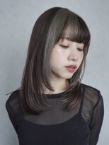 アルバム 銀座(ALBUM GINZA) 顔周りレイヤーロング前髪カットフェイスフレーミング_F40908