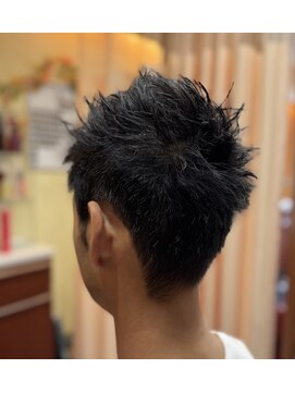 ヘアーサロンシミズ(Hair Salon Shimizu) ON/OFF切替OK 気持ち長めソフトモヒカン