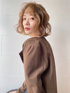 パトゥ 京都四条烏丸(patou) ハイトーンボブ