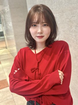 キアラ(Kchiara) 人気ダントツ!大人レイヤーボブ×ミルクティーブラウン