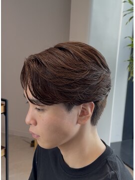 グルーマーズトウキョウ 渋谷店(GROOMER/S TOKYO) 刈り上げないラフカール　フェザーパーマ　MEN'S HAIR