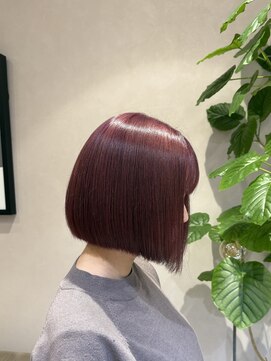 スリー(Three) 【ボブ×ピンクラベンダー】